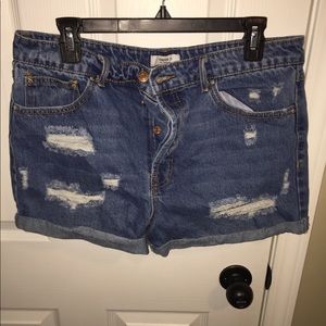 Vintage Ripped Mom Shorts